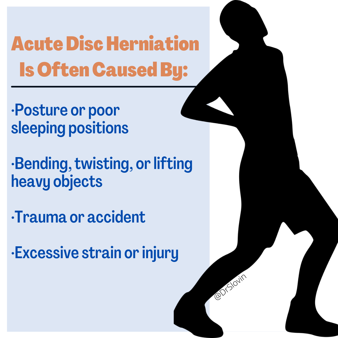 Acute Disc Herniation: What’s Next? - Dr. Slovin